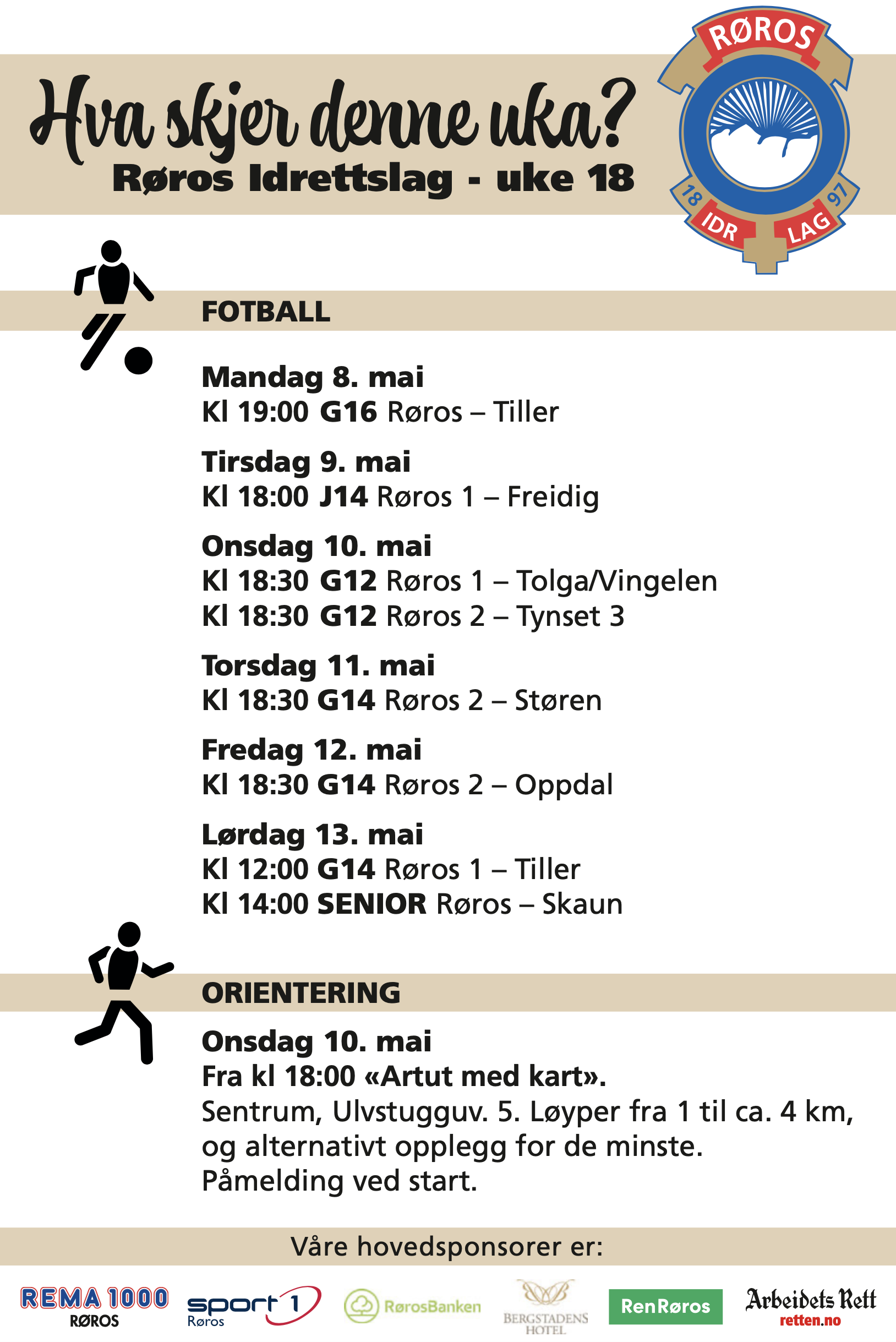 Dette skjer i uke 18, 2023